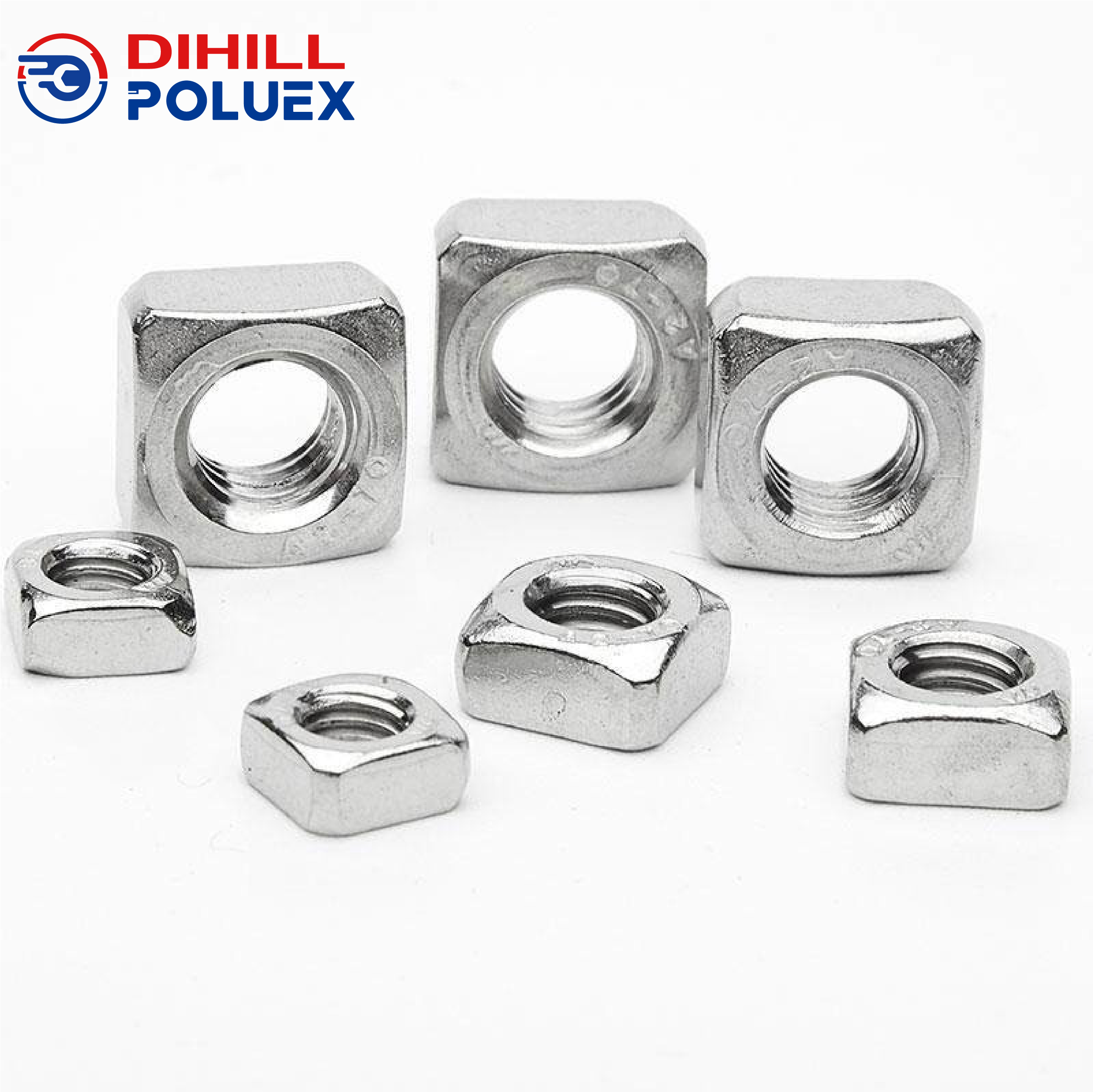 四方螺母 不锈钢201 本色 M6&times;10&times;5