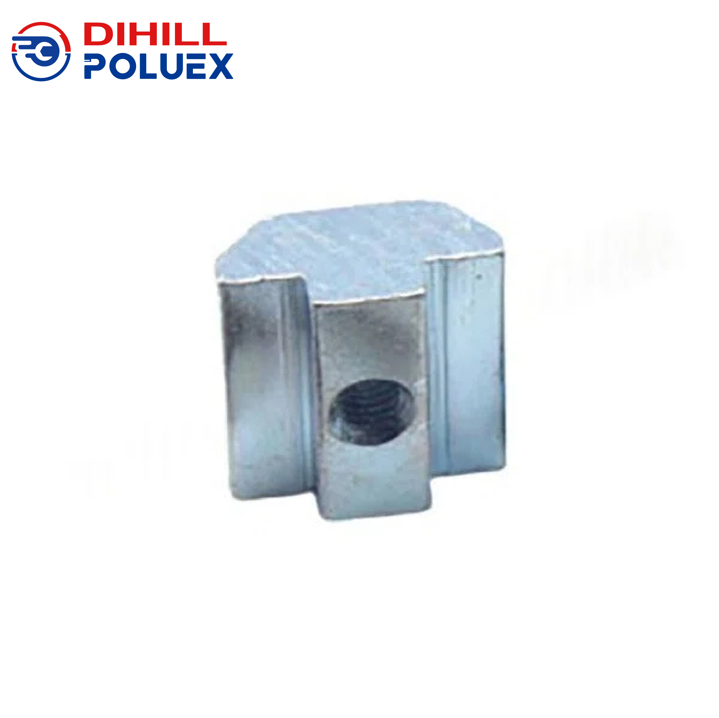 方螺母 铝合金 镀锌 适配欧标40铝型材 40-M8