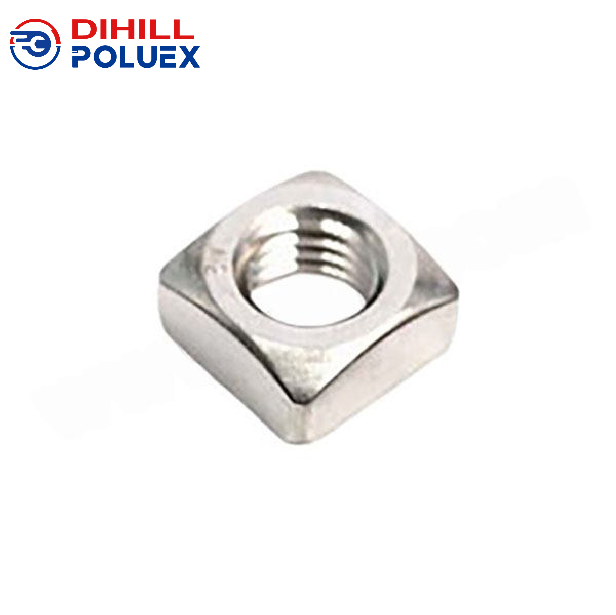 四方螺母 不锈钢304 A2-70 本色 粗牙 M8