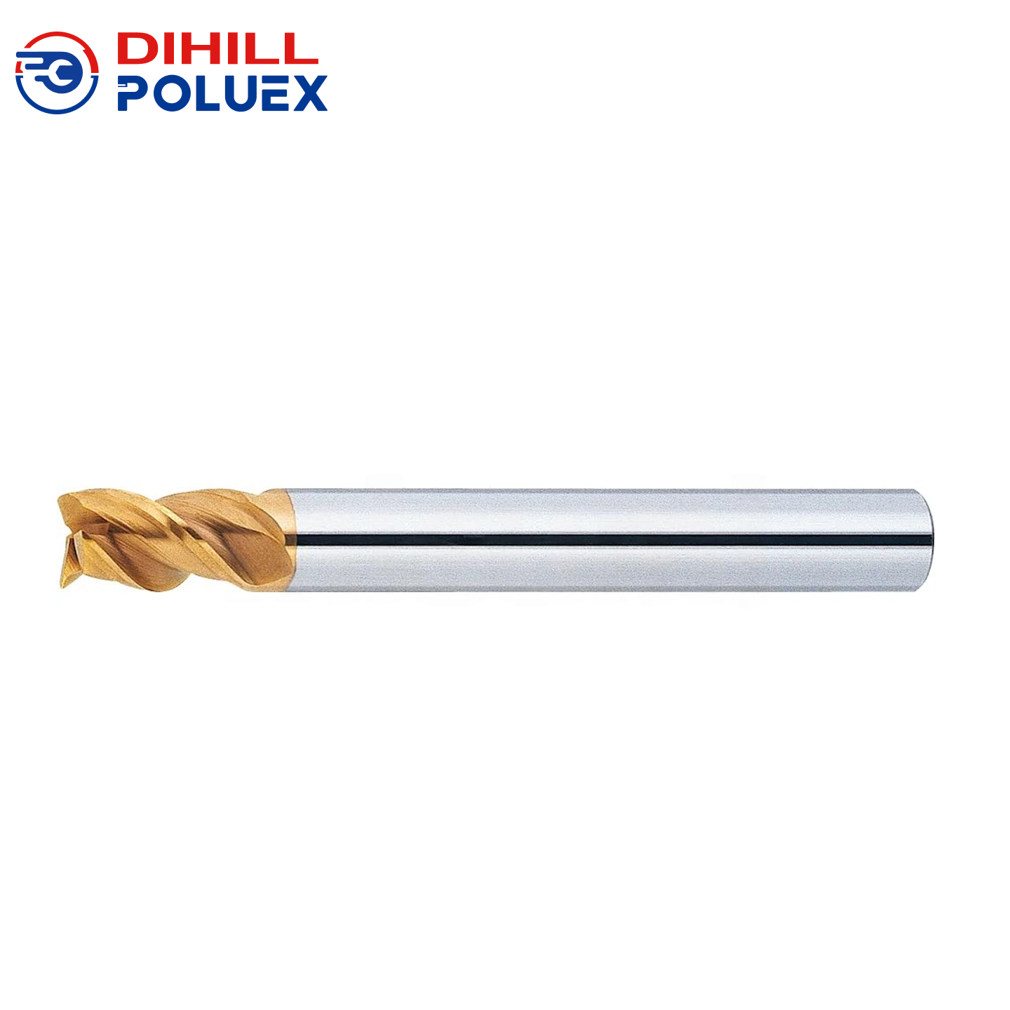 超硬合金立铣刀 TS涂层 平头型 3刃・45&deg;螺旋角_超短刃型