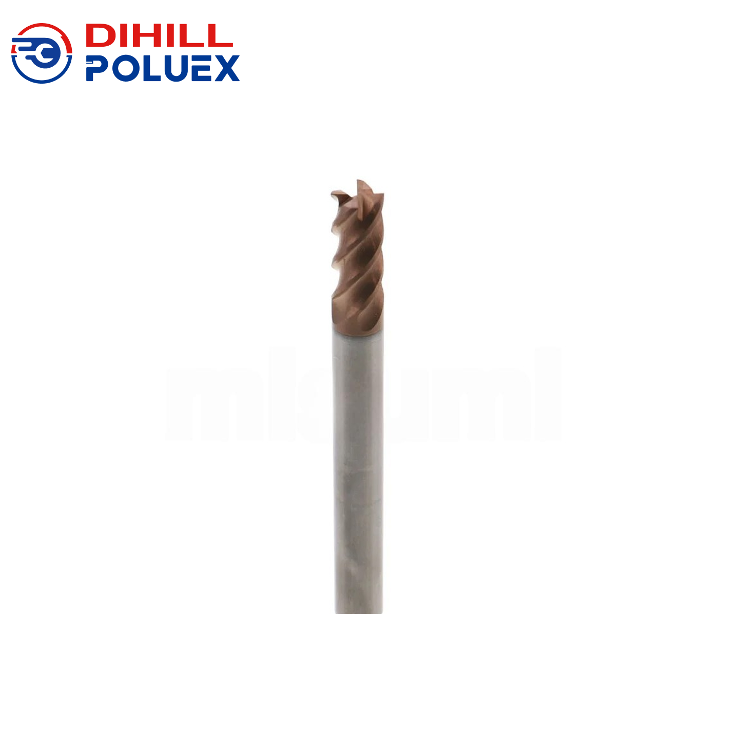 超硬合金立铣刀 XCP涂层 平头型 高硬度钢加工用 高效率型 4刃 短刃型 标准刃长型