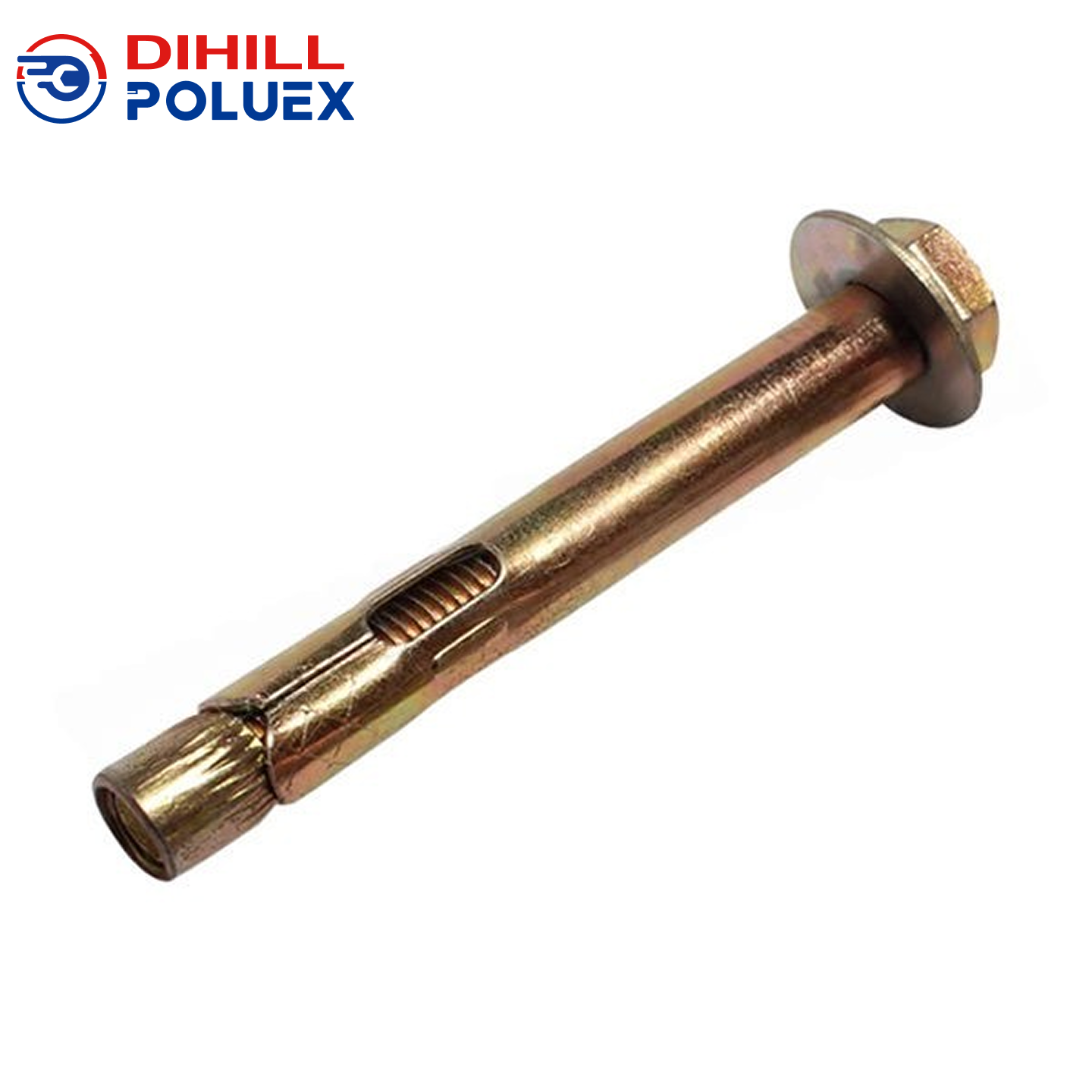 外六角内膨胀螺栓 碳钢 镀彩锌 M10&times;100