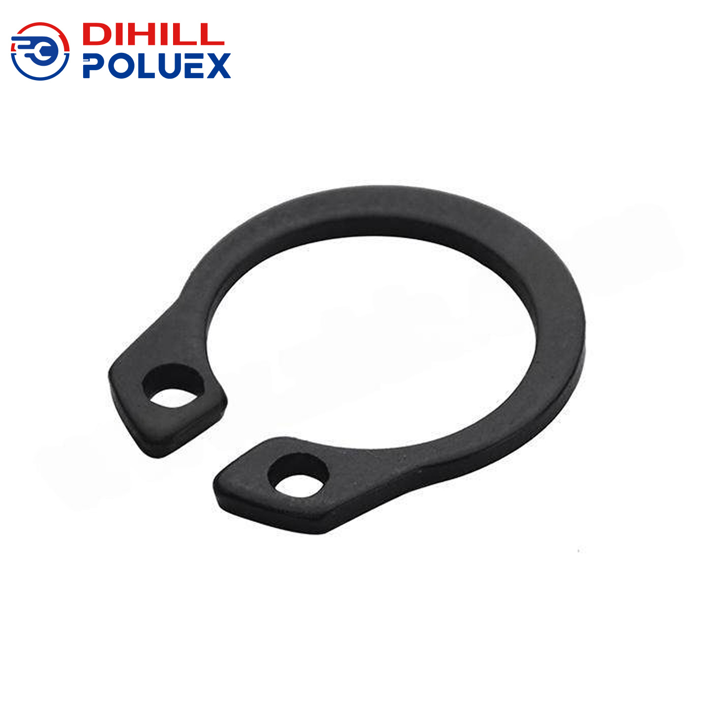 GB894 轴用弹性挡圈-A型 65锰钢 发黑 &phi;12开孔型