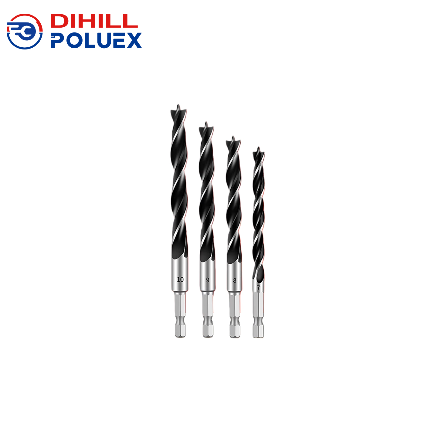 木工三尖钻头六角柄圆柄