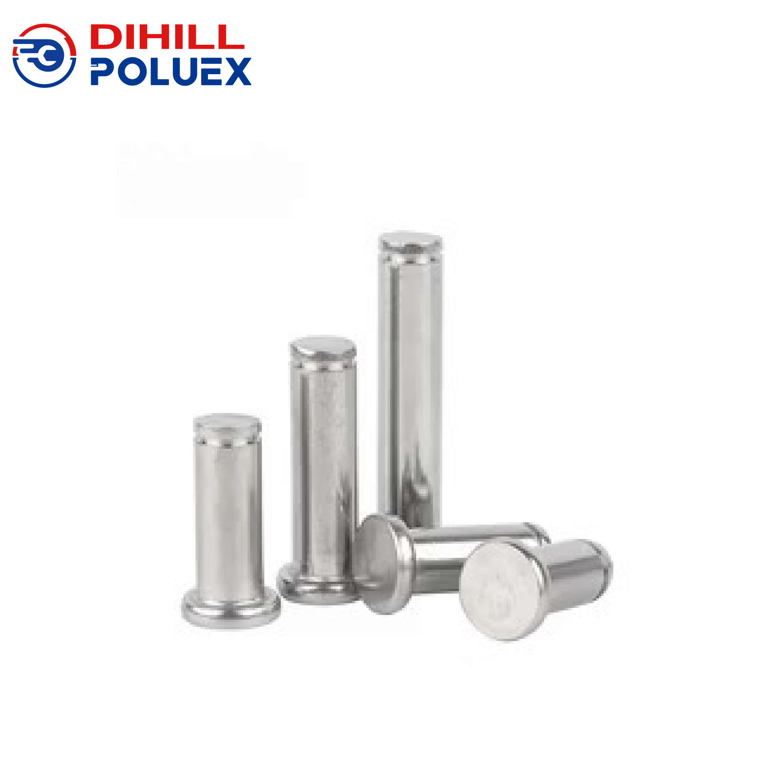 带槽销304不锈钢平头销轴