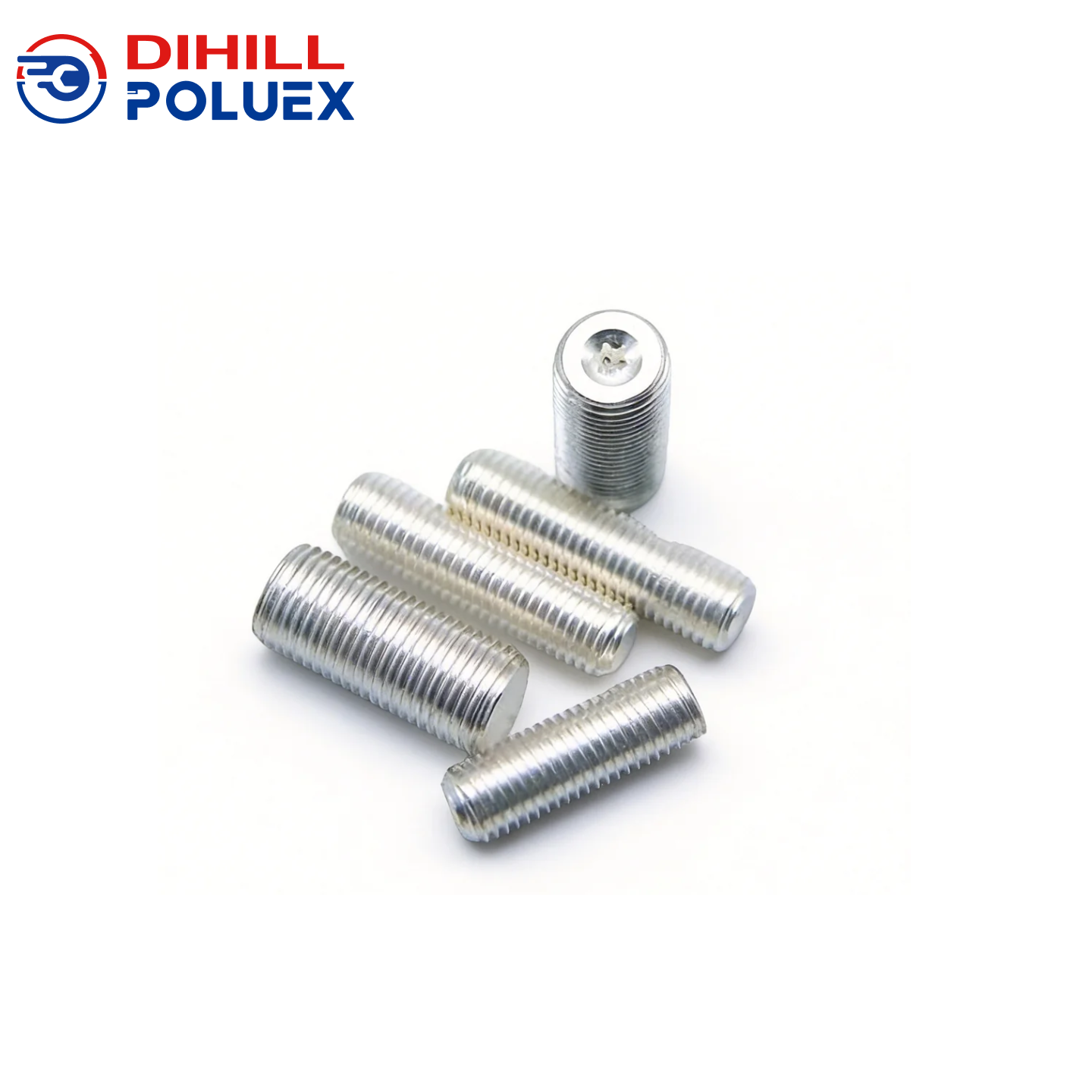 黄铜镀银梅花槽机米平端紧定螺钉