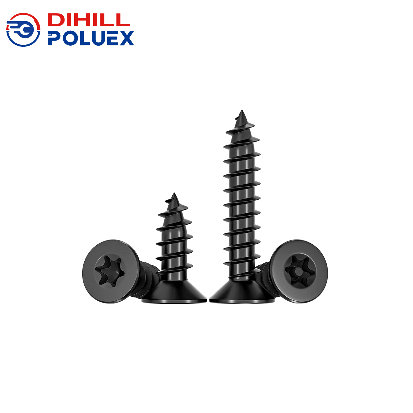 304不锈钢黑色平头梅花自攻螺丝钉