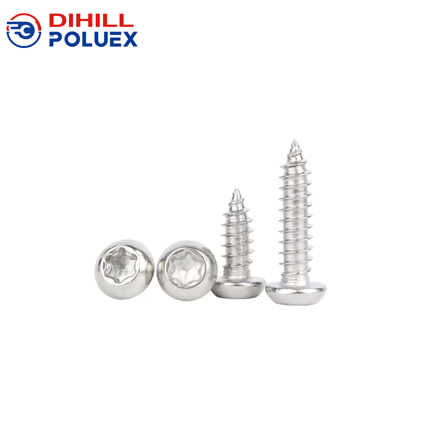 304不锈钢圆头梅花自攻螺丝钉