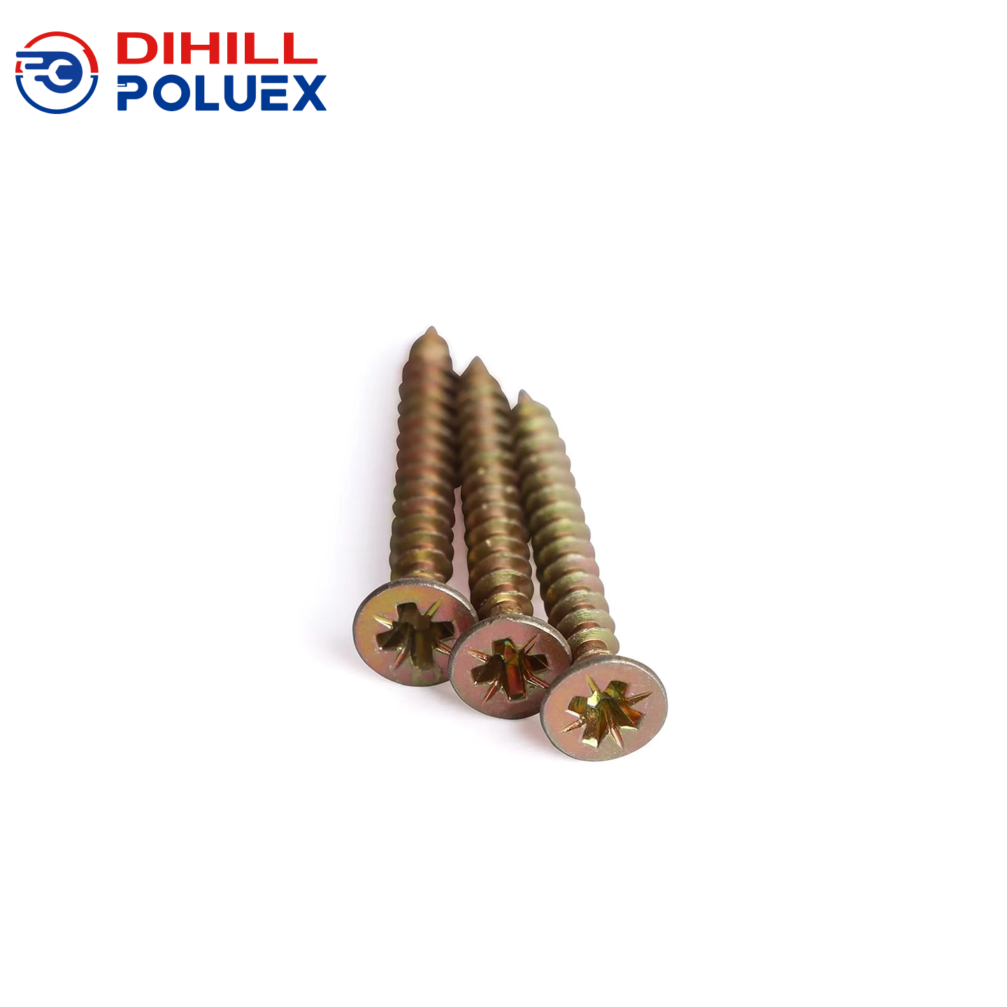 碳钢镀彩锌米字槽沉头纤维板钉